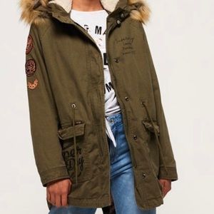Like new! Superdry Rookie Heavy Weather Tiger Parka